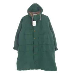 Coleman コールマン CM5853 マルチポケット ナイロン フーデッド ロングコート グリーン系 L【中古】のサムネイル