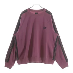 Needles (ニードルス) Track Crew Neck Shirt トラック クルーネック シャツ ピンク MR285のサムネイル