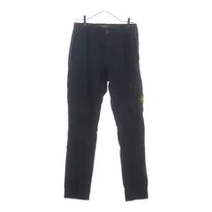 STONE ISLAND (ストーンアイランド) OLD EFFECT 7715303L1 オールドエフェクト サイドポケット カーゴパンツ ブラックのサムネイル