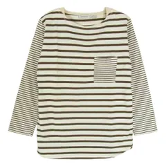 nonnative ノンネイティブ NN-C2506 SAILOR BOAT LS COTTON BORDER JERSEY ボーダー カットソー カーキ系 1【中古】のサムネイル