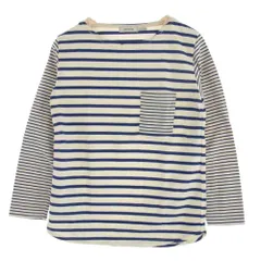 nonnative ノンネイティブ NN-C2506 SAILOR BOAT LS COTTON BORDER JERSEY ボーダー カットソー ブルー系 1【美品】【中古】のサムネイル