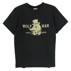 GLADHAND & Co. グラッドハンド WOLFMAN プリント クルーネック 半袖 Tシャツ ブラック系 S【中古】のサムネイル