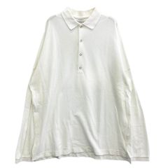 stüssy ホワイト 長袖ポロシャツ S - メルカリ