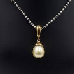田崎真珠『TASAKI 』K18 パールペンダント ネックレス 証明書付き