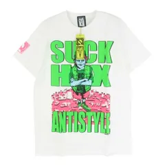 HEX ANTISTYLE ヘックスアンチスタイル フロント プリント ロゴ 半袖 Tシャツ ホワイト系 L【極上美品】【中古】のサムネイル