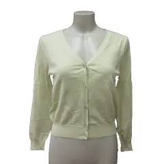 アプワイザーリッシェ Apuweiser-riche カーディガン ニット 長袖 2 ペールグリーン /MS