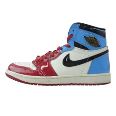 NIKE ナイキ CK5666-100 Air Jordan 1 High OG  エアジョーダン1 ハイ OG フィアレス スニーカー オフホワイト系 ライトブルー系 レッド系 27.5【中古】のサムネイル