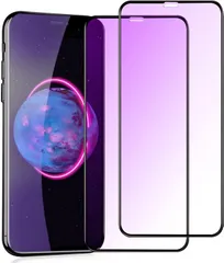 全面保護 iphone 【ブルーライトカット】iphone11ガラスフィルム XR ガラスフィルム ブルーライトカット いphone11/XR 用 強化ガラス 【2枚】 アイフォン11 保護フィルム 画面シート 保護ガラス 【秒で貼り付け/浮かない/目に優しい