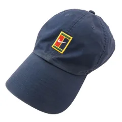 NIKE ナイキ 852184-431 HERITAGE86 Cap Court Logo テニスコート ヘリテージ コート ロゴ ネイビー系【中古】