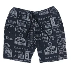 GANGSTERVILLE ギャングスタービル MOJO 総柄 ショーツ ショートパンツ ネイビー系 S【中古】のサムネイル