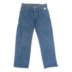 SASAFRAS ササフラス FALL LEAF PANTS ストレート コットン デニム パンツ インディゴブルー系 M【中古】のサムネイル
