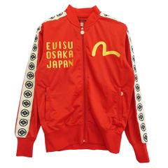 本日限定価格EVISU エヴィス　エビス　トラックジャージ　ジップアップ　38 EVISU トラックジャケット 44 ジャージ エヴィス 大阪 ビッグロゴ