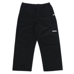 SAPEUR サプール ロゴ スケートイージー パンツ ブラック系 XXL【中古】