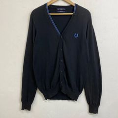 FRED PERRY フレッドペリー カーディガン 黒 ワンポイント 月桂樹