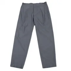エンポリオアルマーニEMPORIO ARMANI シルク混コットンサイドボタンタックパンツ ブルーグレー50のサムネイル