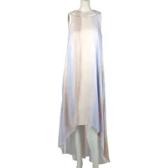【定価￥158,000の90％OFF】PESERICO【ペセリコ】【レディース】ロールカラーグラデーションロングドレス/マルチカラー【サイズ38】【イタリア製】