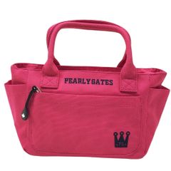 PEARLY GATES カートバッグ ポーチ セット ピンク - メルカリ