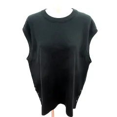 ニコアンド Niko and.. ニット セーター ノースリーブ F 黒 ブラック /RT