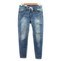 ビッグジョン Big John パンツ デニム ジーンズ ダメージ加工 ウォッシュ加工 26 青 ブルー /MS