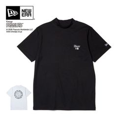 美品 ✨️ NEW ERA ストレッチ鹿の子ゴルフウェア バックプリント L 黒