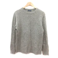 アーバンリサーチ URBAN RESEARCH ニット セーター クルーネック ウール 長袖 38 グレー /MS