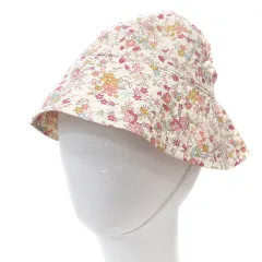 ボンポワン BONPOINT 帽子 ハット 花柄 1 白 アイボリー ピンク /MN ●RYのサムネイル