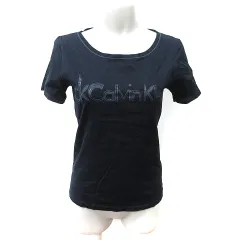 シーケーカルバンクライン ck Calvin Klein Tシャツ カットソー 半袖 4 L 黒 ブラック /YIのサムネイル
