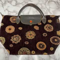 良品】ロンシャン LONGCHAMP トートバッグ レオパード柄 ナイロン
