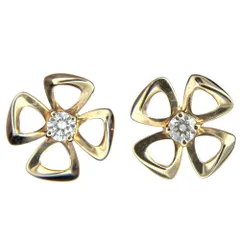 ブルガリ ピアス レディース フィオレヴァー アクセサリー ジュエリー 18金PG Au750 BVLGARI K18ピンクゴールド    ダイヤモンド 約4.3g【中古品】のサムネイル