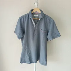 【THE SHOP TK　ザショップティーケー】　メンズ　ポロシャツ　XLサイズ　紺色のサムネイル