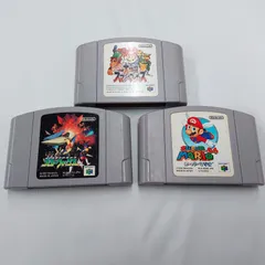 N64 ソフト スマブラ マリオ64 スターフォックス 3本組 動作未確認