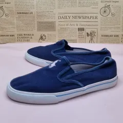 POLO RALPH LAUREN (ポロラルフローレン) ネイビー レディーススリッポン 230