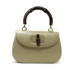 GUCCI グッチ オールドグッチ ミディアム バンブーハンドバッグ 000・01・0633 レザーのサムネイル