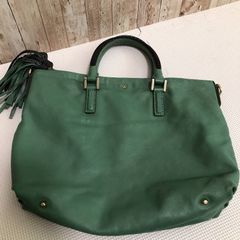 KATE SPADE SATURDAYハンドバッグ グリーン 夏 ビタミンカラー - メルカリ