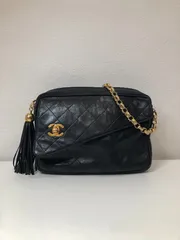 CHANEL　シャネル　マトラッセ　フリンジ　チェーンショルダーバッグ