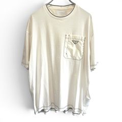 即日発送】PRADA プラダRe-Nylon切替三角ロゴプレートTシャツ - メルカリ