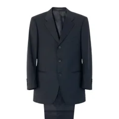 66d27 【美品】 BURBERRY BLACK LABEL バーバリー ブラックレーベル セットアップスーツ シングルスーツ 3B 無地 メンズ 紳士服 ビジネス 38R ブラックo07t