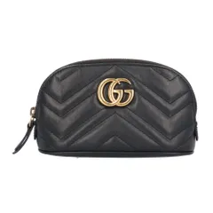 グッチ コスメティックケース GGマーモント ポーチ レザー 625544 