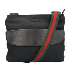 グッチ GGキャンバス ショルダーバッグ GGキャンバス 256100 ブラック レディース  GUCCI  中古 グッチ