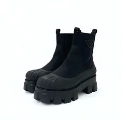 2026年最新】PRADA プラダ モノリス ポーチ付 ブラッシュドレザーx Re