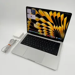 【送料無料】Apple MacBook Pro 14(2021, A2992) M3 Max / RAM 36GB / SSD 1TB / シルバー / 充放電回数 : 63 [MC176]