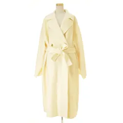 【LECIELBLEU】26A69402 Double Faced Long Coat ダブルフェイス ロングウールコート