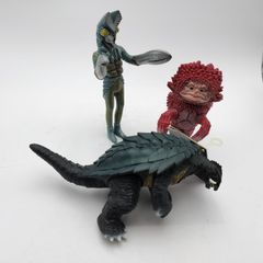 [BANDAI 정규품]특촬 소후비 3체 세트 가메라 1999(태그 첨부)/ 발탄 성인 / 피그몬 반다이 당시물