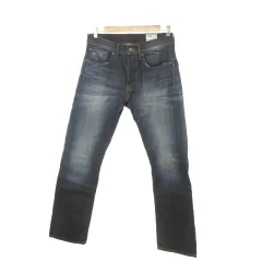 ジースターロウ G-Star RAW 3301 デニム ジーンズ W30 L32 青 ブルー インディゴ ウォッシュ加工 ストレートシルエット ボタンフライ 501210103 /MN18 ■ECE004