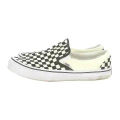 バンズ VANS スニーカー スリッポン 27 白 ホワイト 黒 ブラック チェッカーボード柄 672836-0003 /AO14 ■GY49