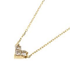 5月限定値下げ【美品】Har. イニシャルダイヤモンドAネックレス 18k 