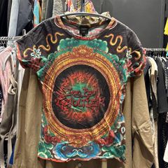JPG ジャンポールゴルチェ インディアン&スカル柄 Tシャツ 総柄