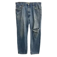 メキシコ製 Levi's 550 デニムパンツ W36 ライトブルー リーバイス ジップアップ リラックスフィット アメカジ デニム ジーンズ 2604-571