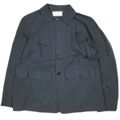 The crooked Tailor ザクルーキットテーラー 日本製 Fishing Jacket コットンツイル フィッシングジャケット 46 Deep Blue アウター g26459のサムネイル