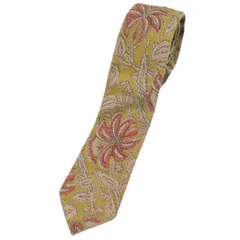 Engineered Garments エンジニアードガーメンツ 25SS アメリカ製 Neck Tie - Floral Printed Corduroy フローラルプリント コーデュロイネクタイ KHAKI g26544のサムネイル